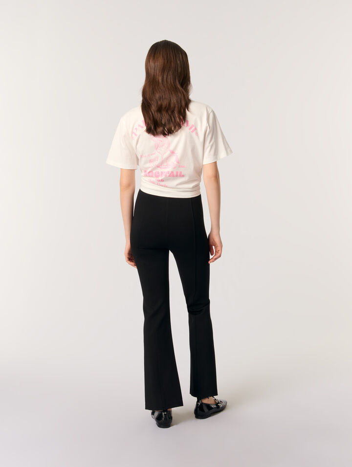 Pantalones con abertura
