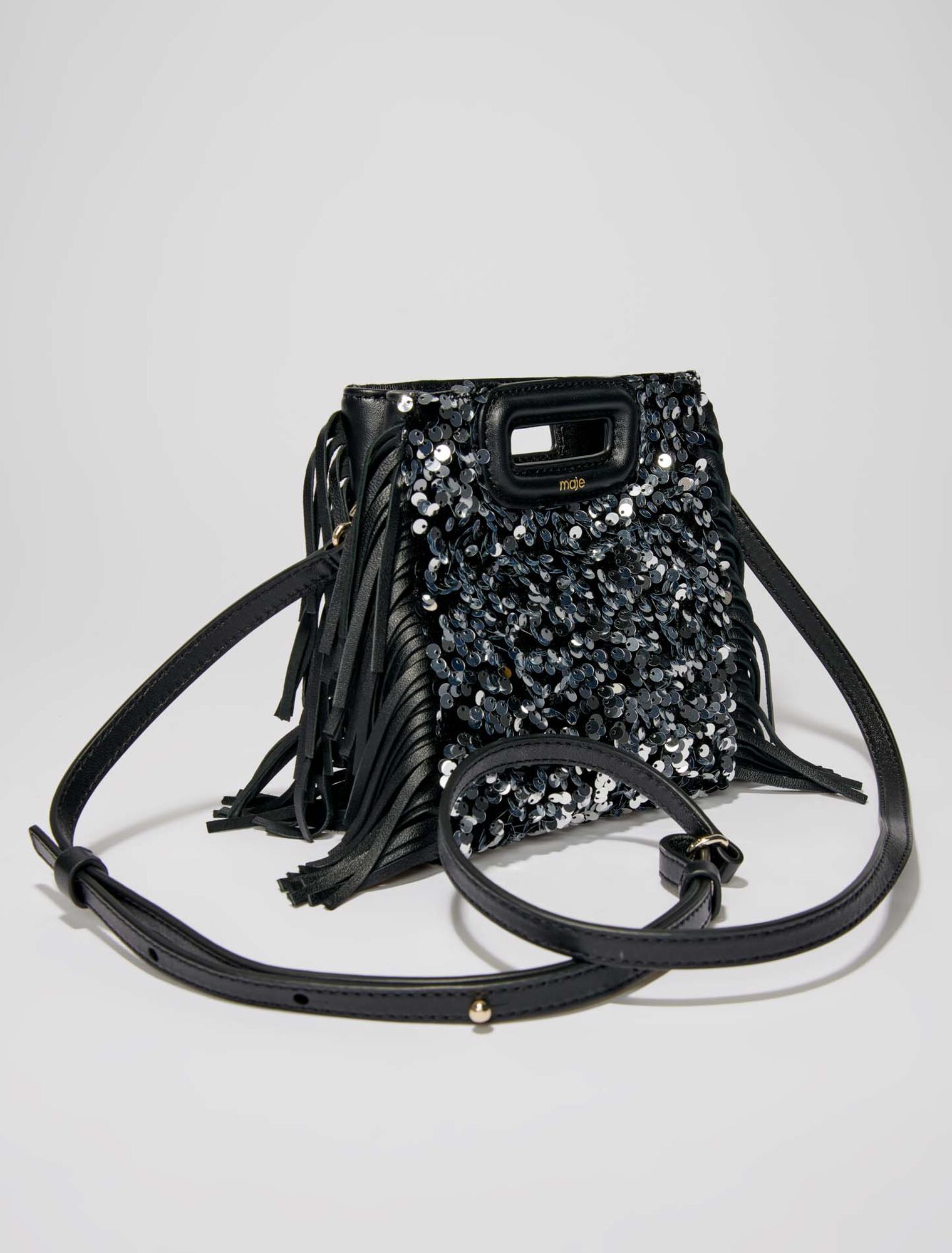 Bolso M mini con lentejuelas