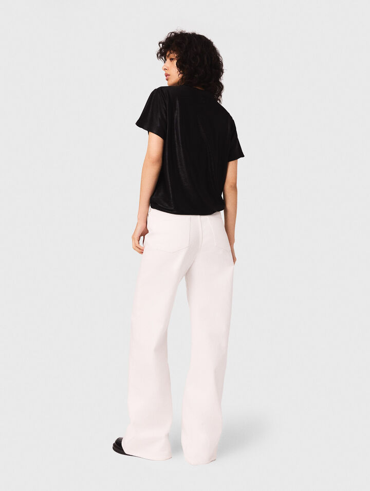 Camiseta de lamé