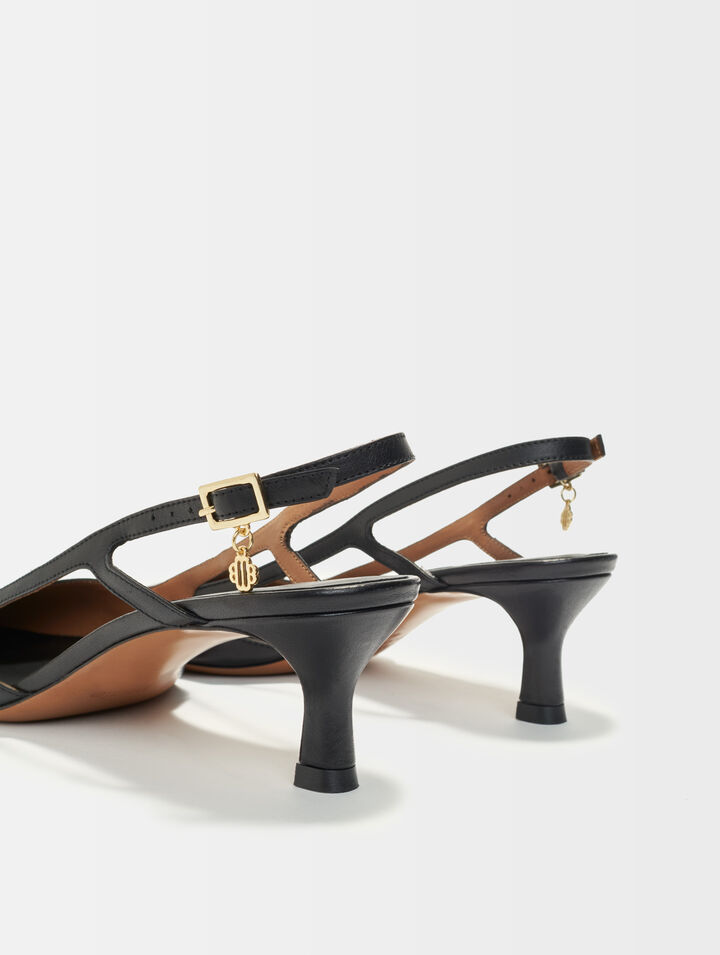 Zapatos tacón punta correas ajustables