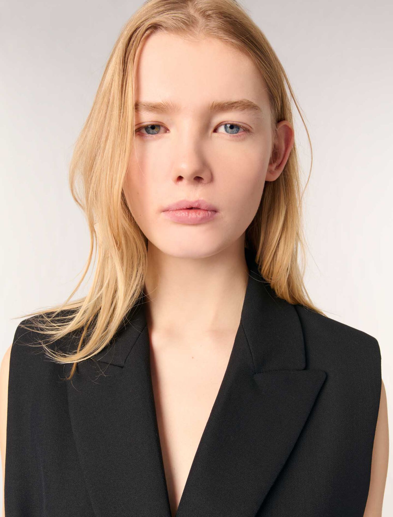 Chaqueta de traje sin mangas 