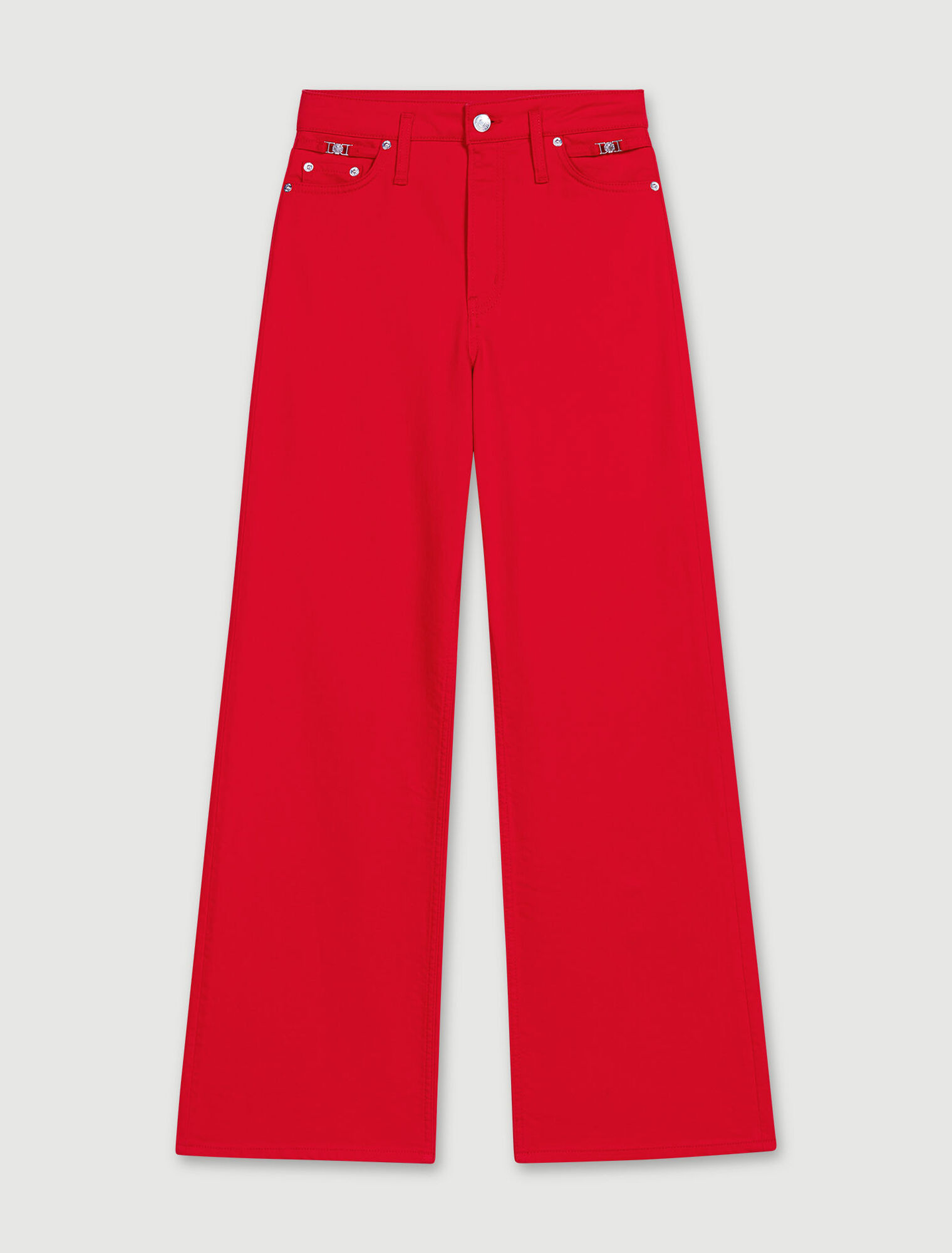 Vaquero ancho en denim