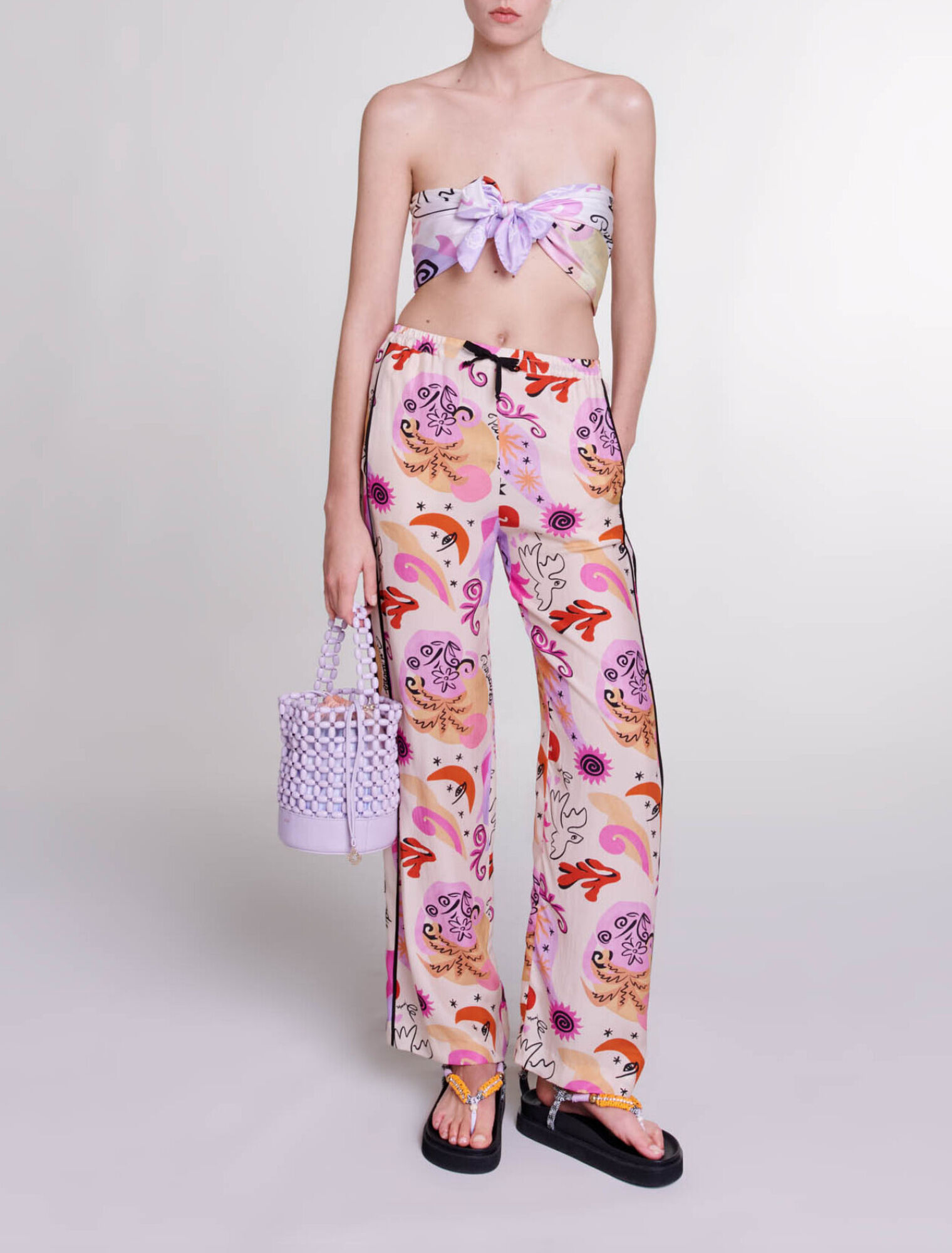 Pantalón de seda