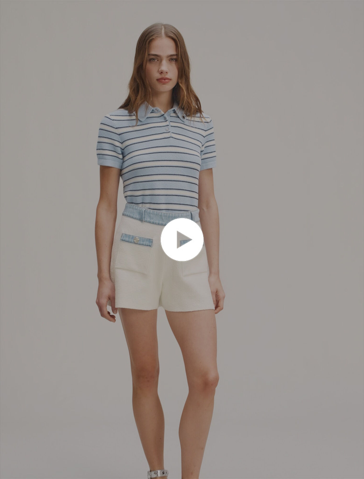 Pantalón corto de punto
