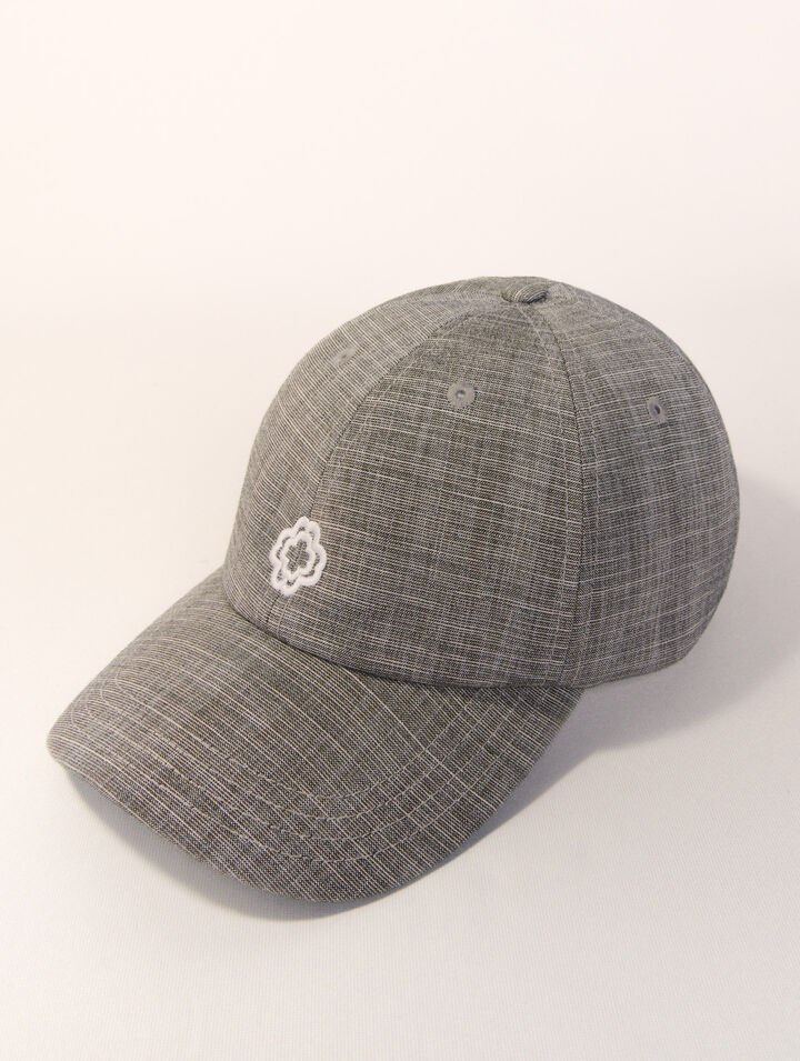 Gorra de algodón estampada