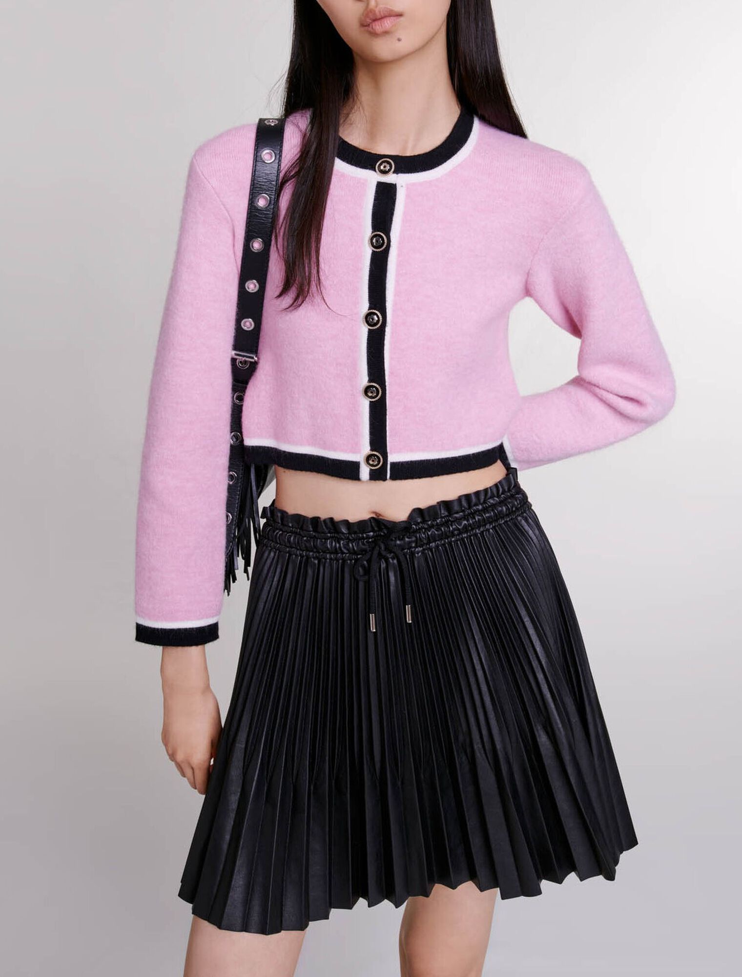 C&aacute;rdigan corto de punto