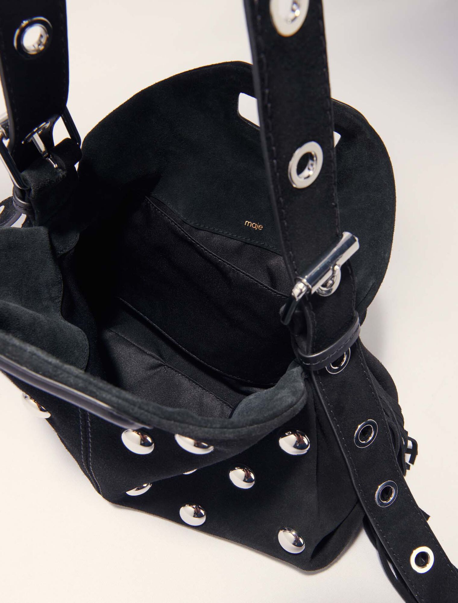 Bolso Miss M de ante con tachuelas