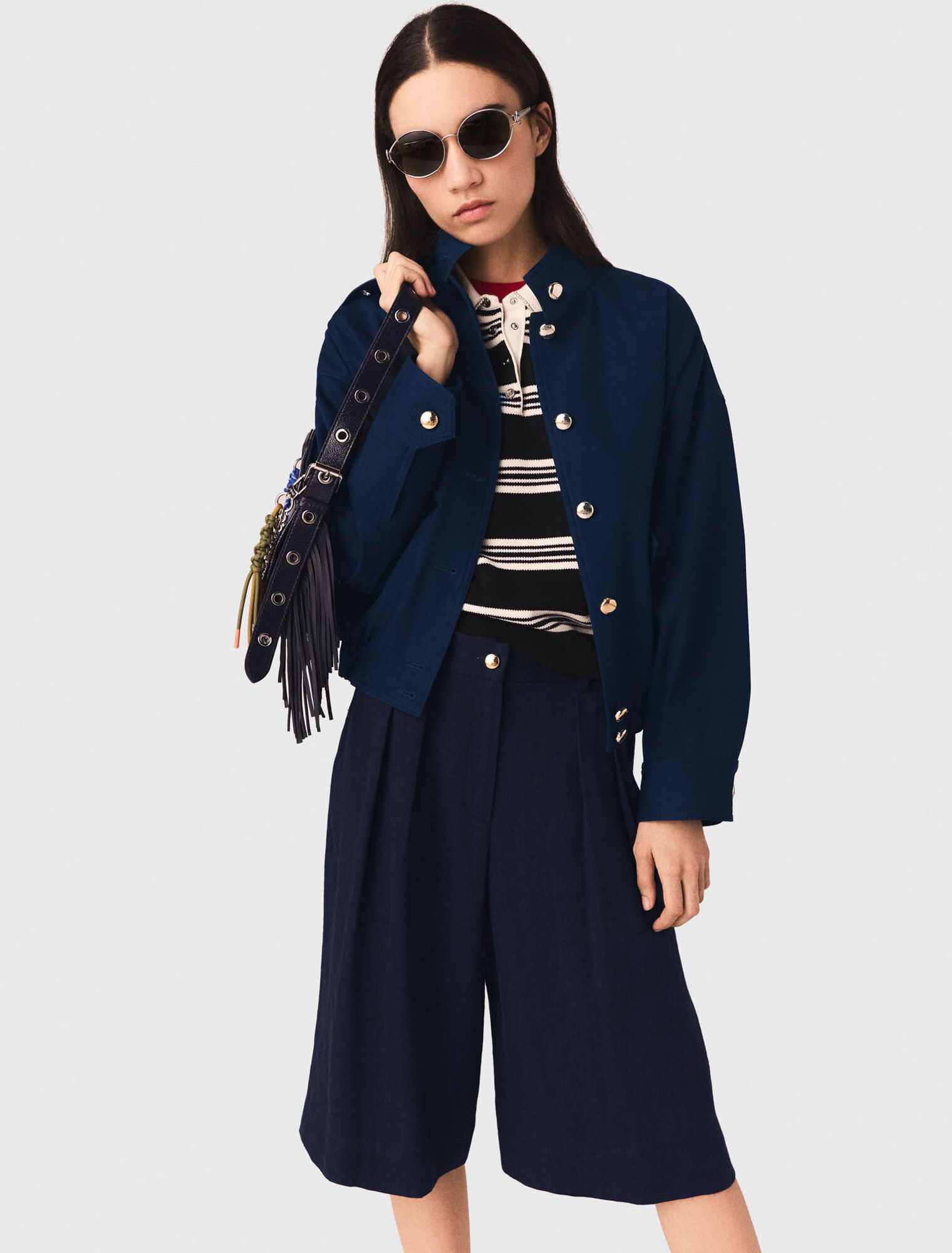 Cazadora bomber de algod&oacute;n