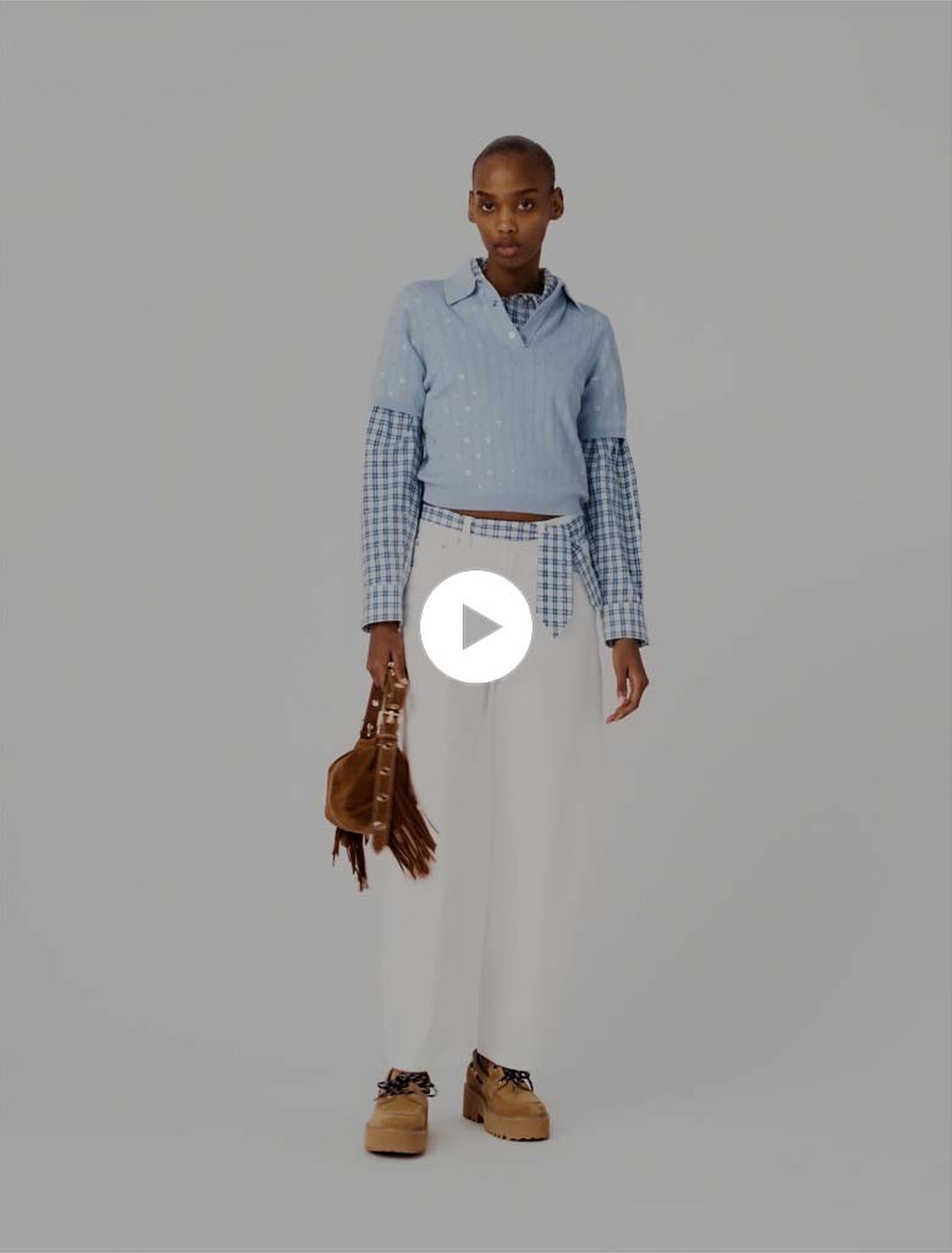 Jersey corto con strass