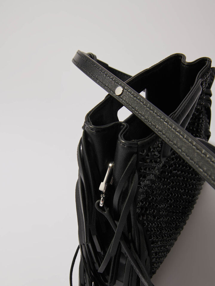Bolso M mini con strass