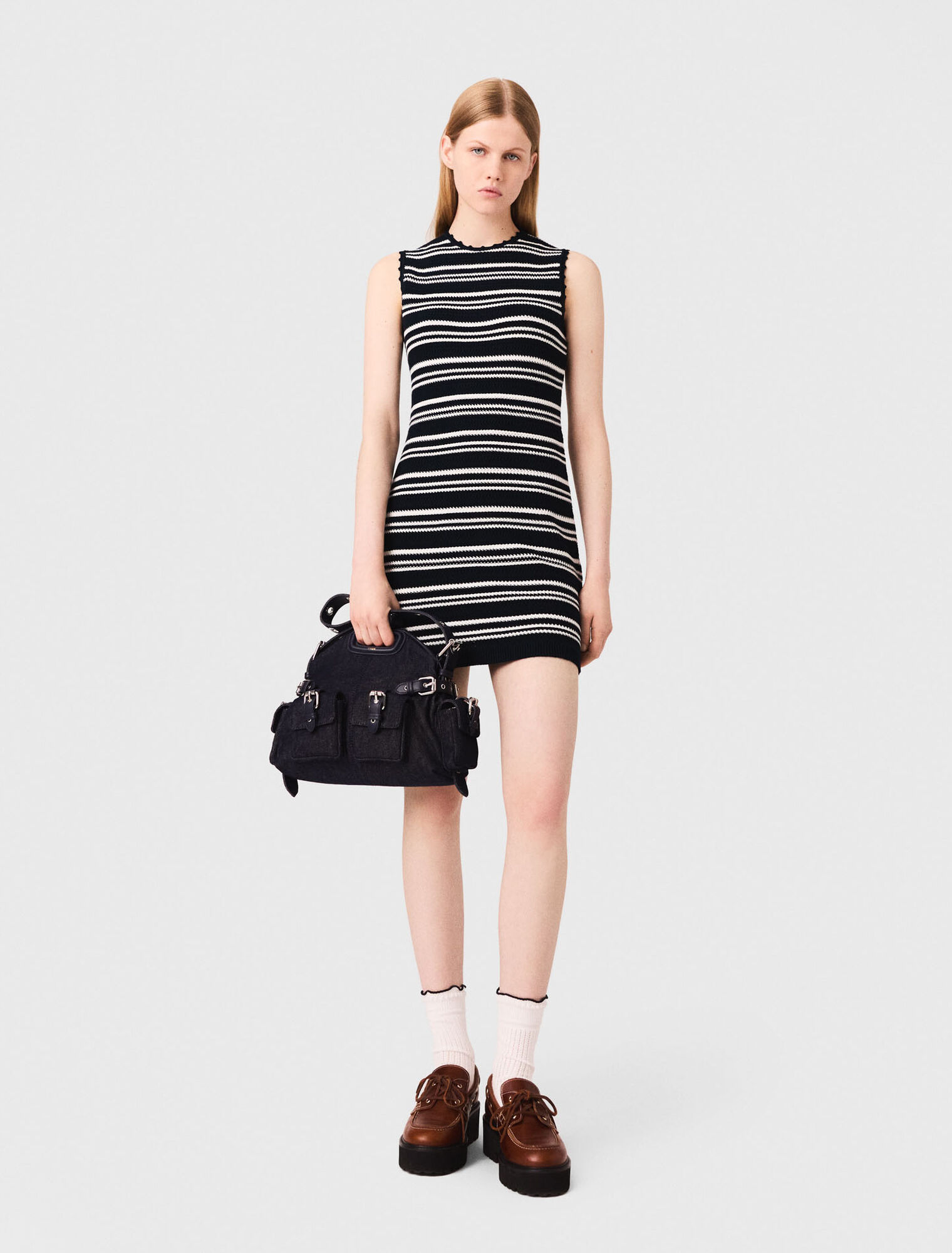 Vestido corto de ganchillo
