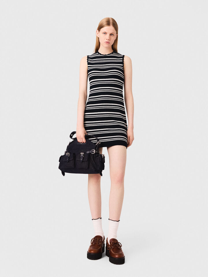 Vestido corto de ganchillo