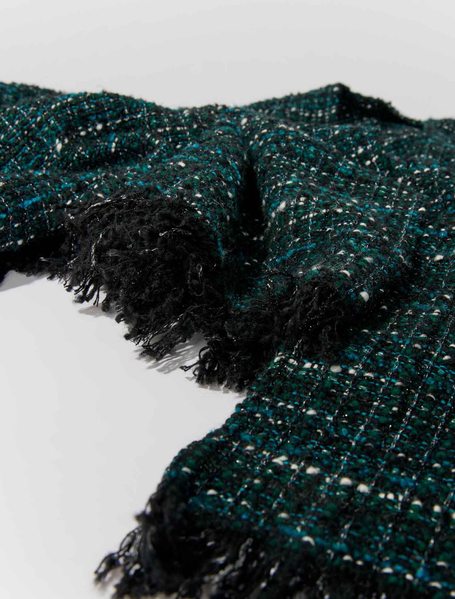 Poncho de tweed
