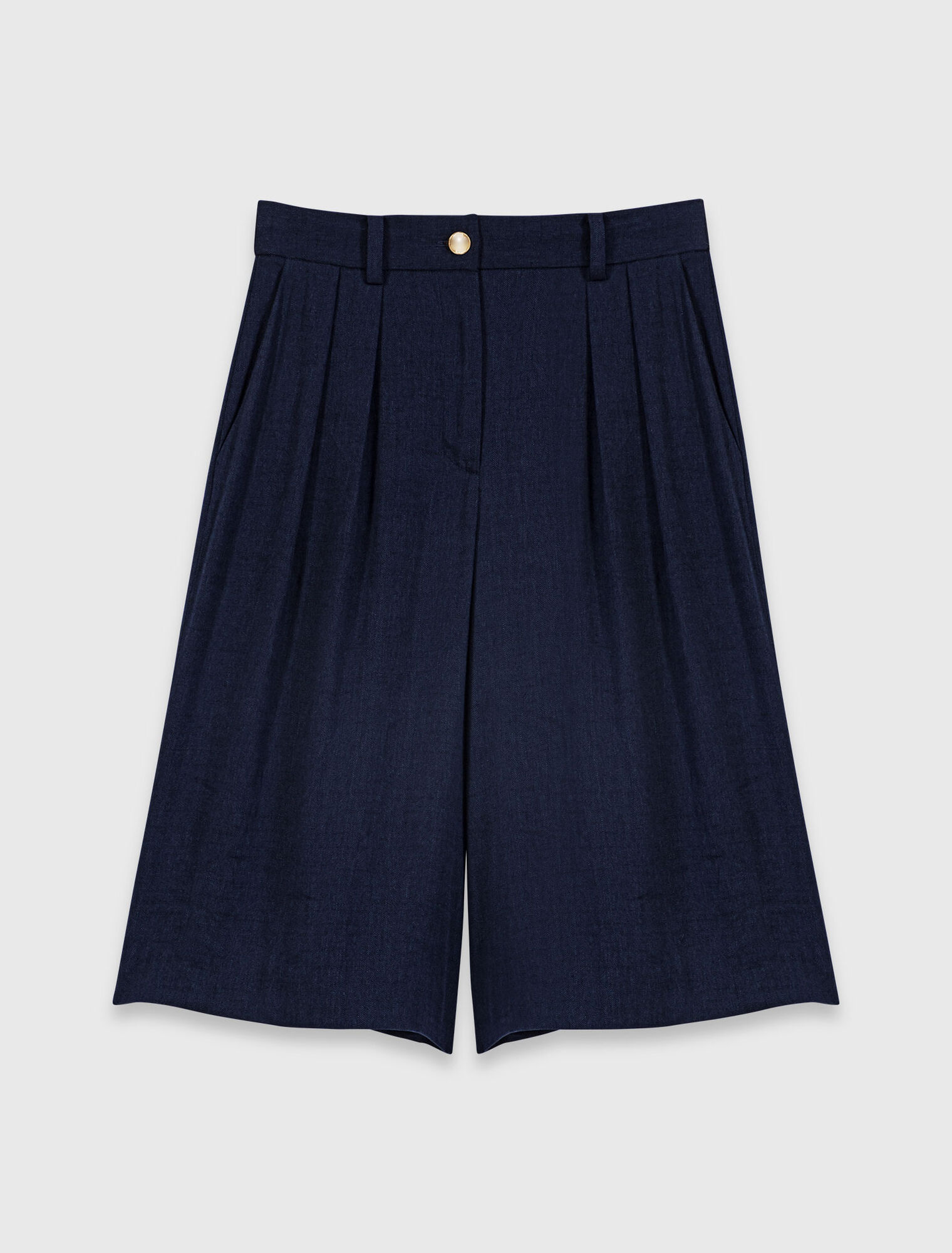 Bermudas de mezcla de lino