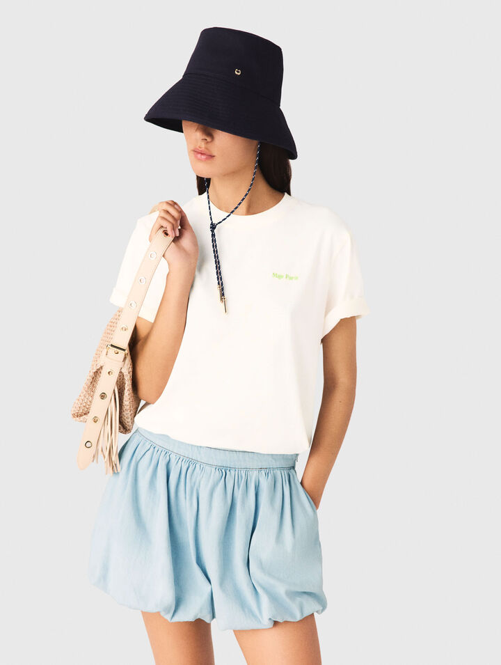 Camiseta con estampado estival