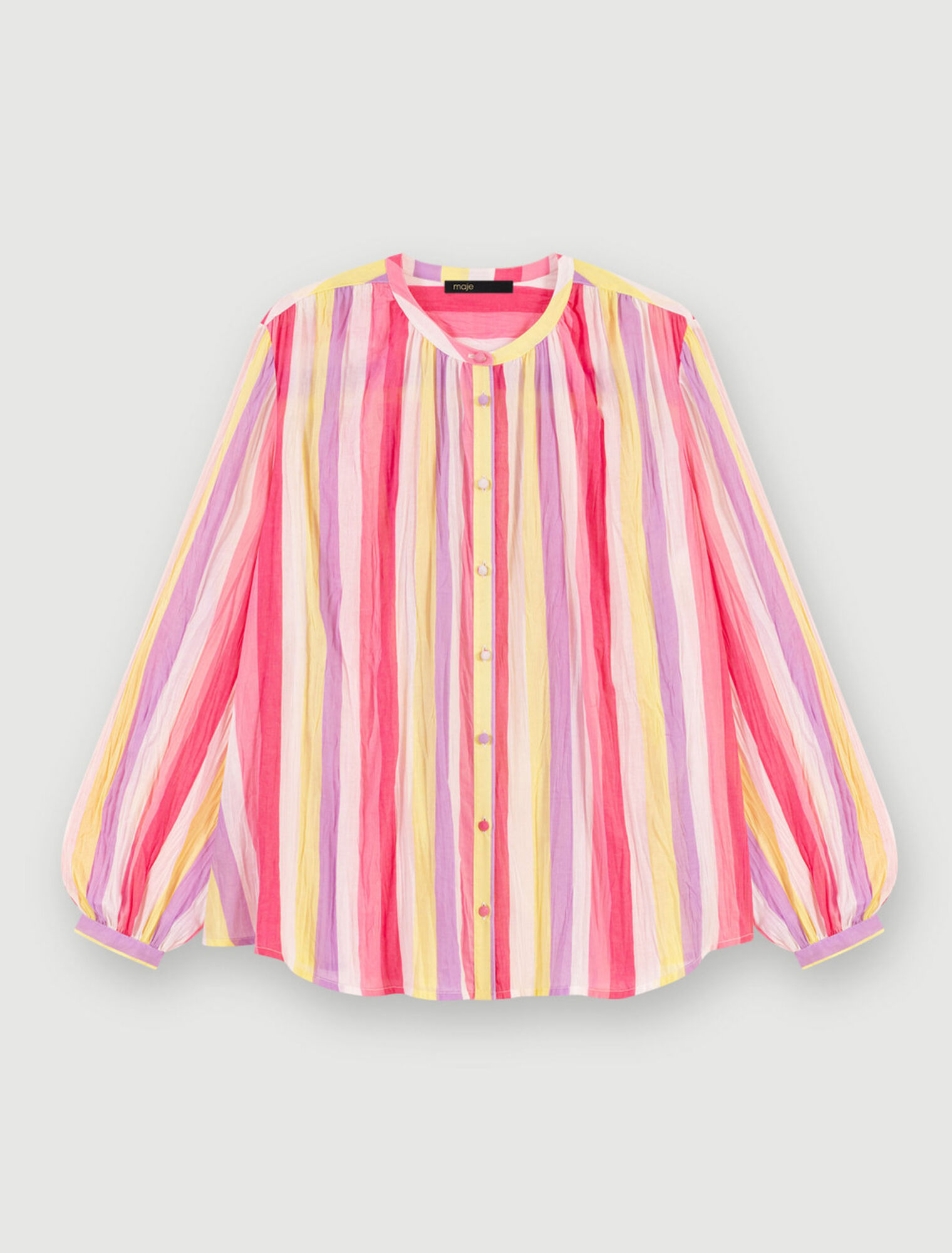 Blusa de rayas oversize