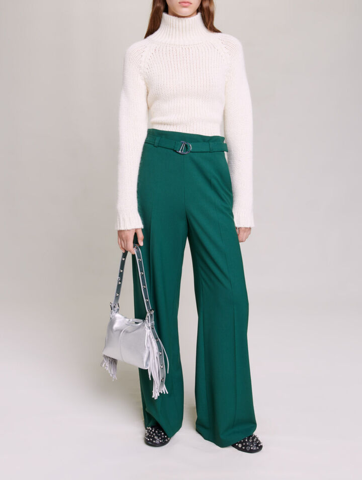 Pantalón de traje ancho