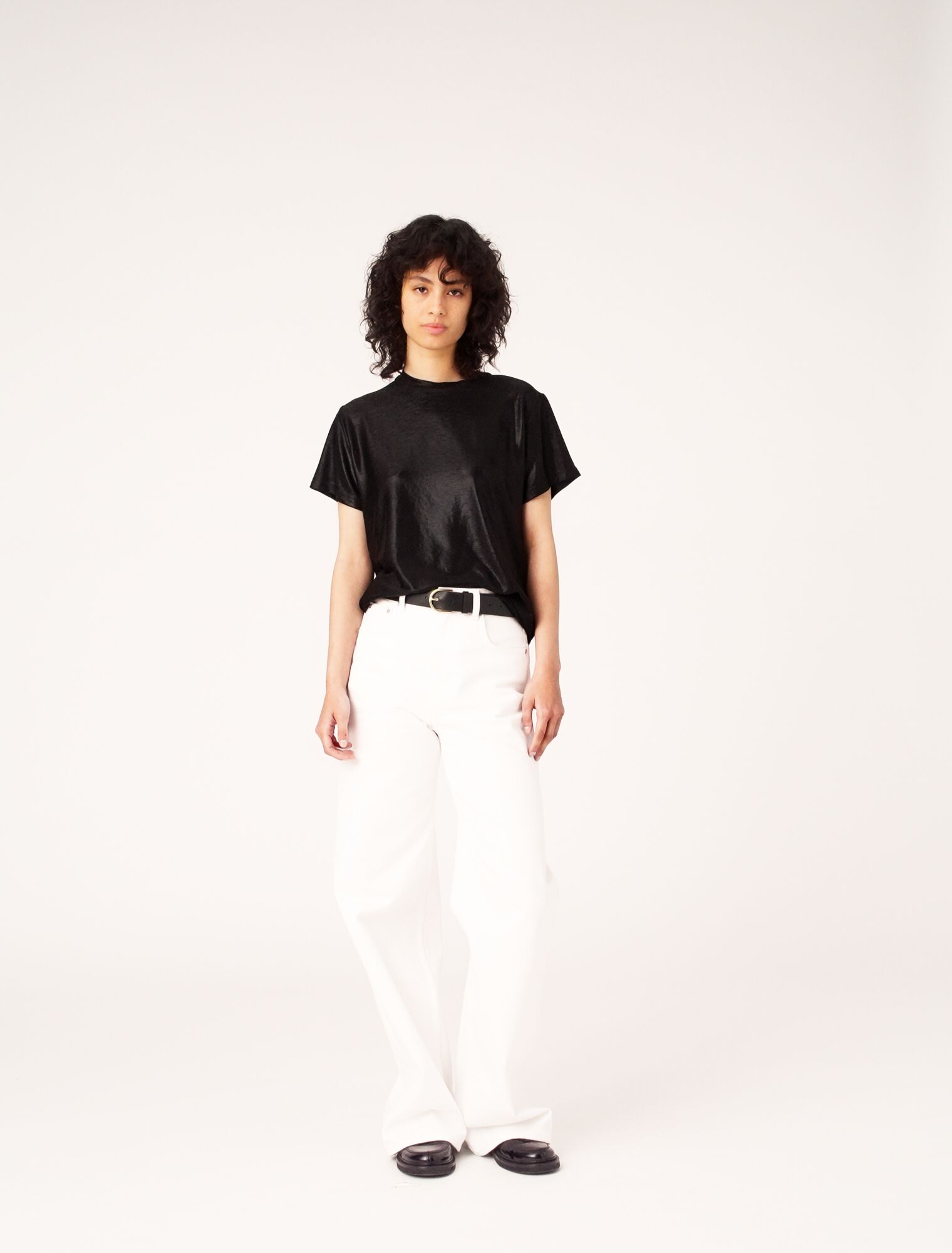 Camiseta de lamé