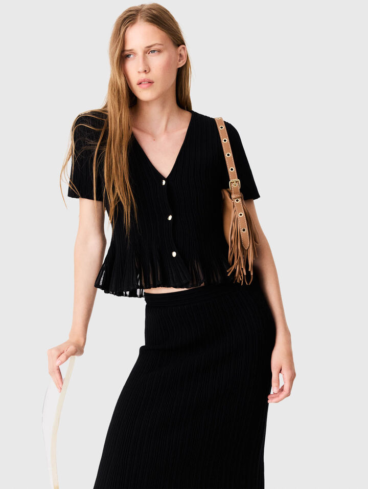 C&aacute;rdigan peplum