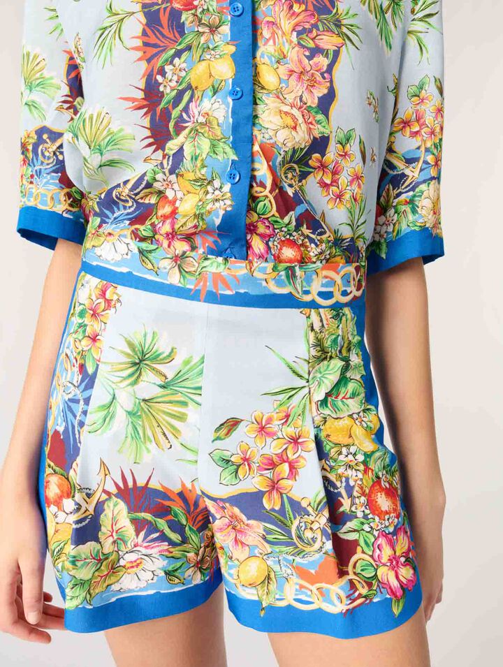 Short estampado
