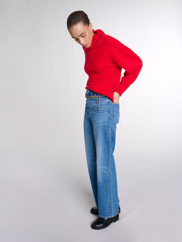 Vaquero con cinturón de eslabones