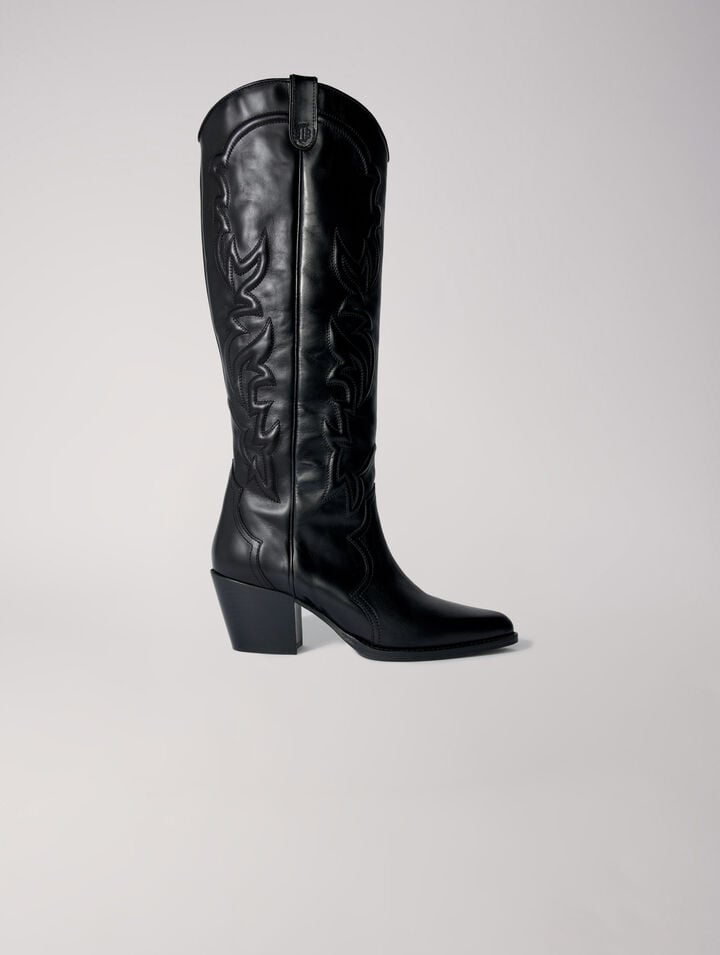 Botas de cuero western