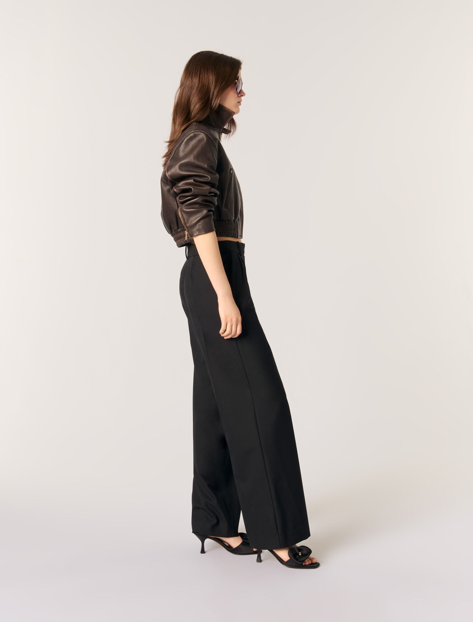 Pantalón de traje ancho