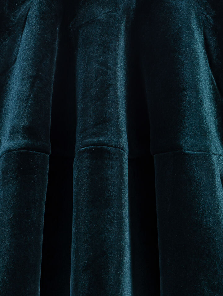 Vestido patinadora de terciopelo
