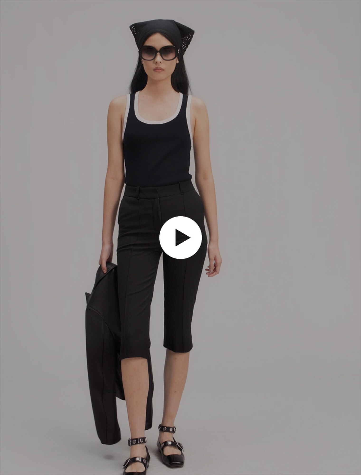 Camiseta de tirantes acanalada