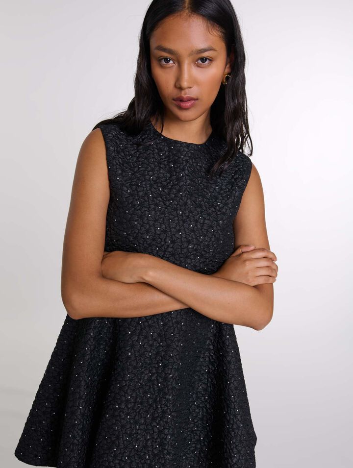 Vestido-mono con strass