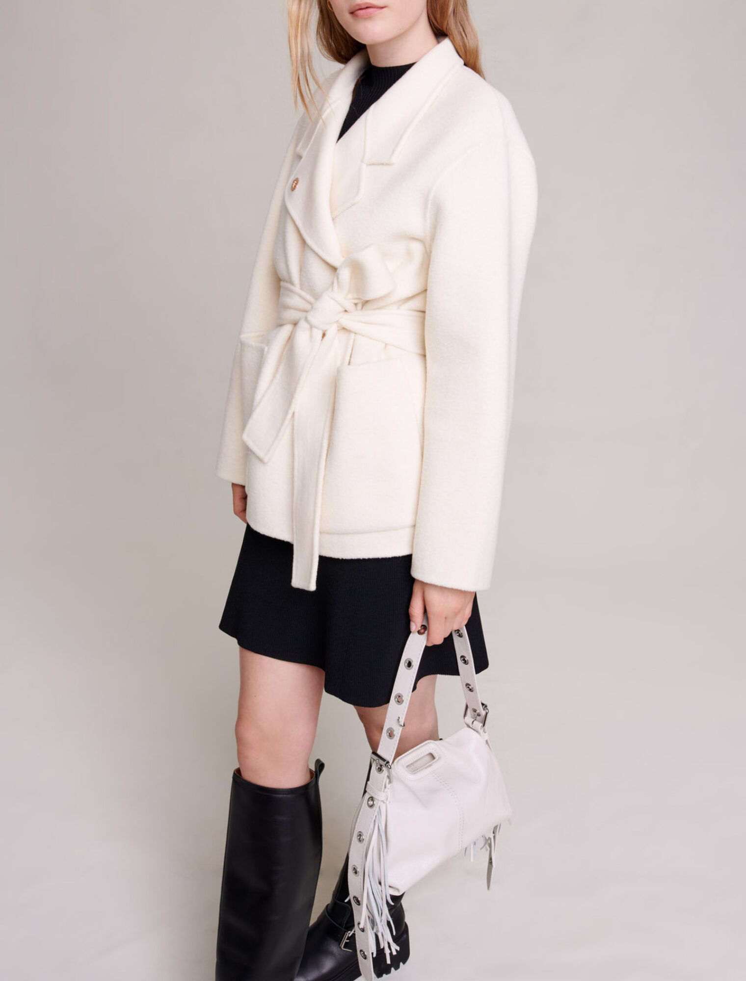 Chaqueta de lana estructurada