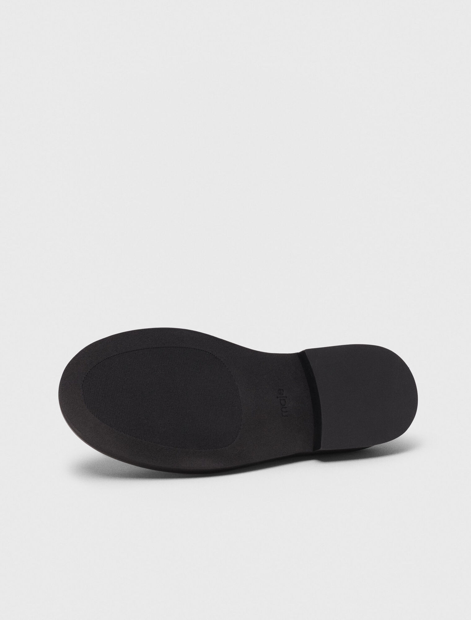 Mocasines de cuero cepillado
