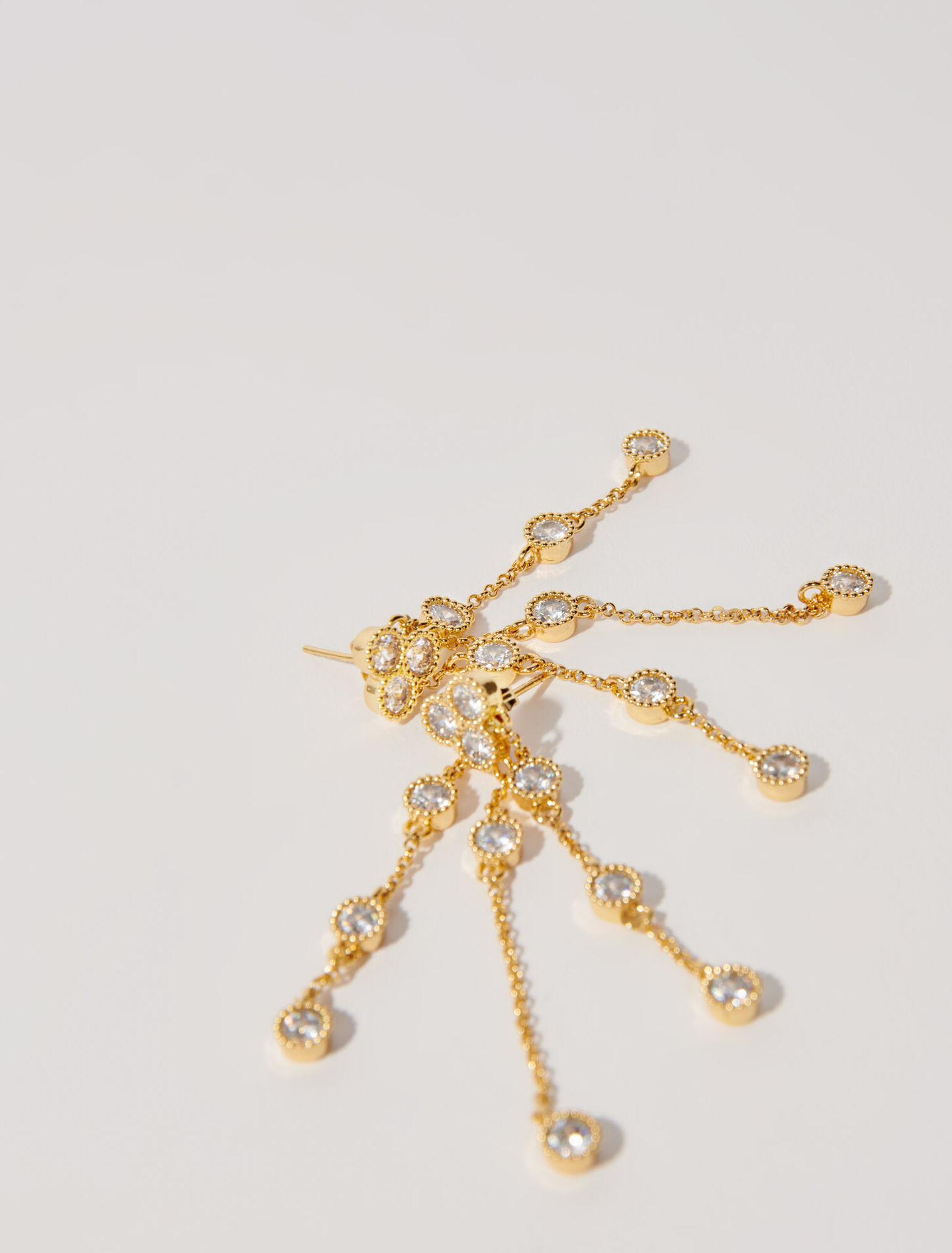 Pendientes de latón reciclado dorado