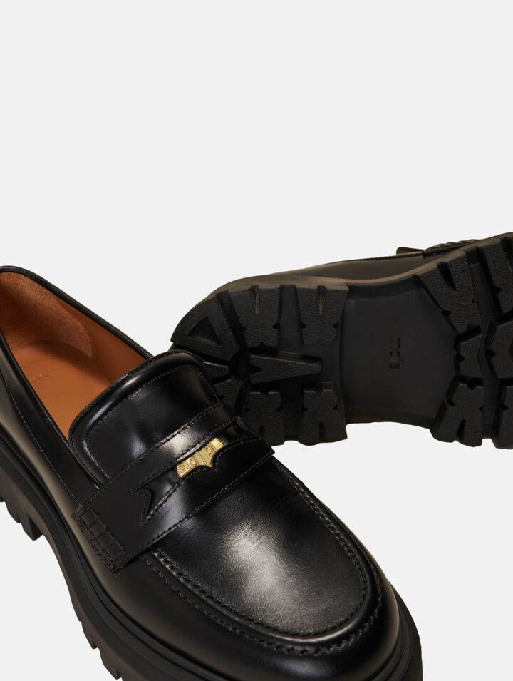 Mocasín de cuero