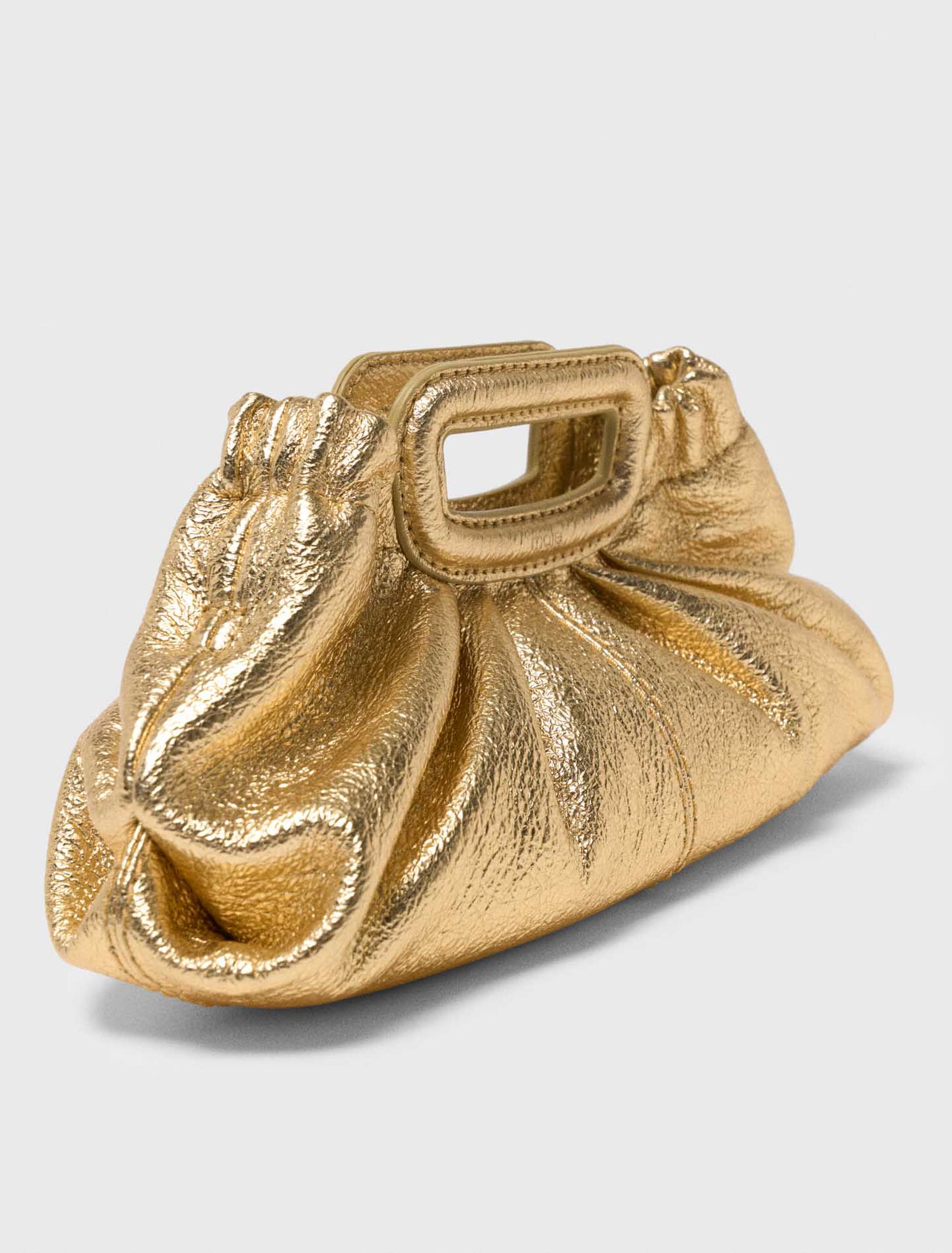 Clutch Milpli mini piel metalizada