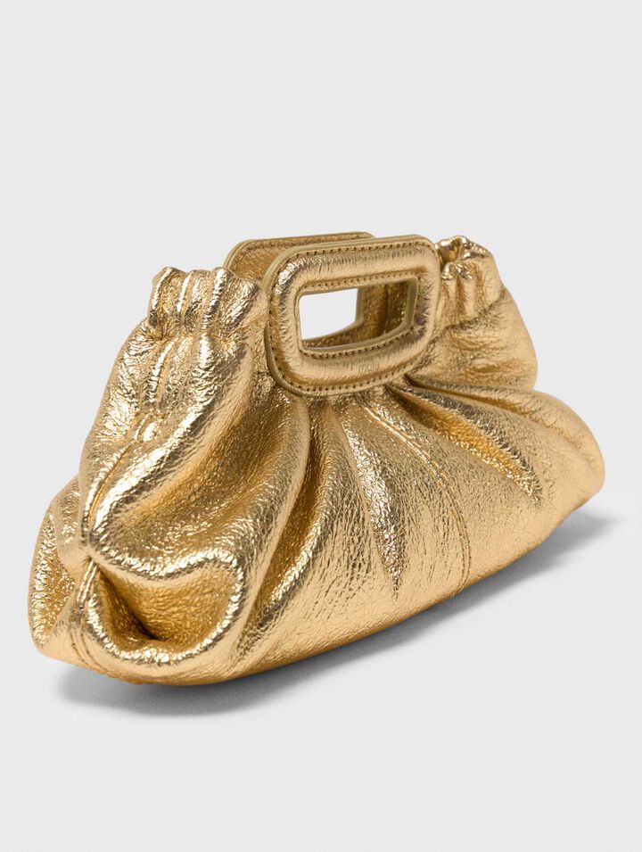 Clutch Milpli mini piel metalizada