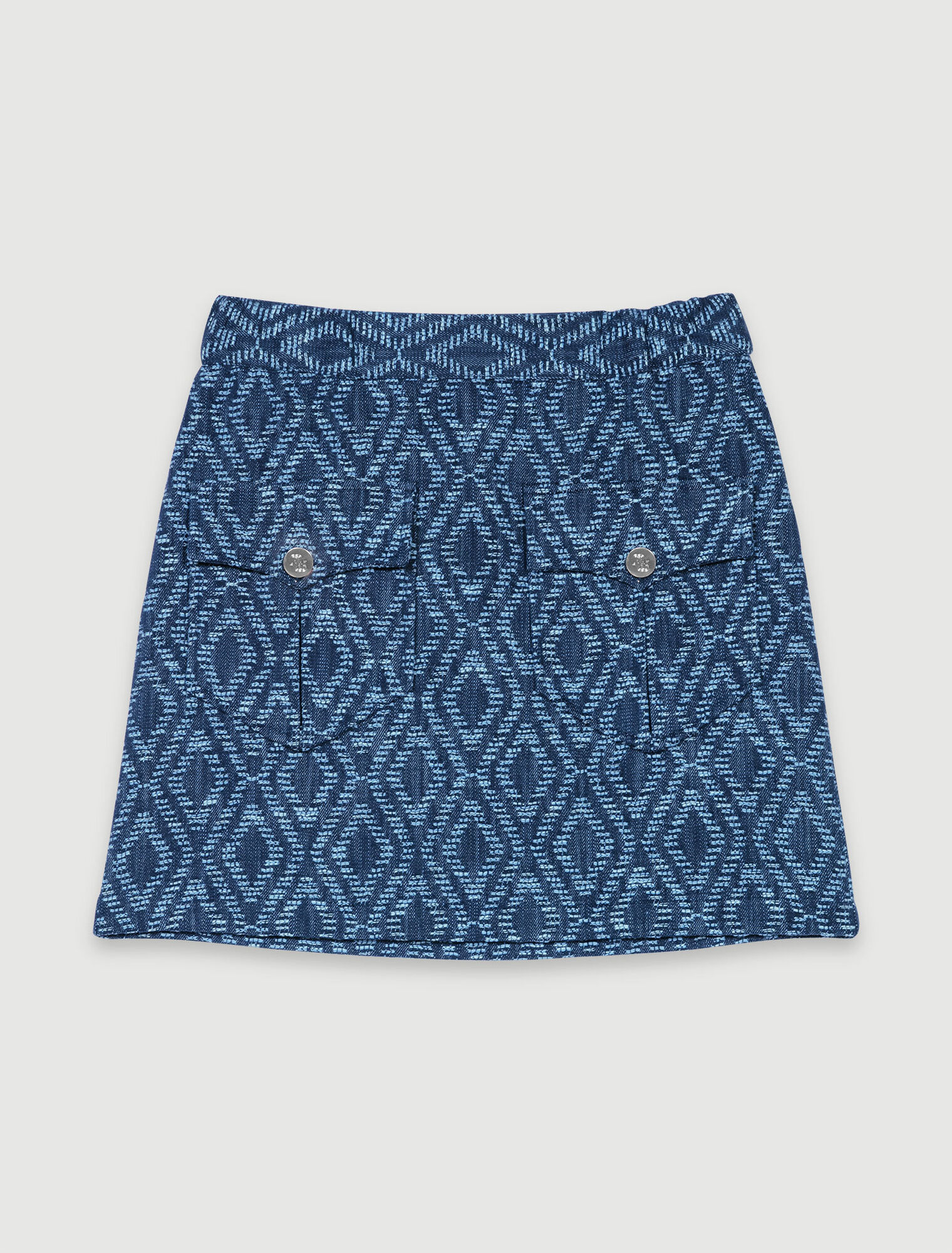 Falda corta estampada
