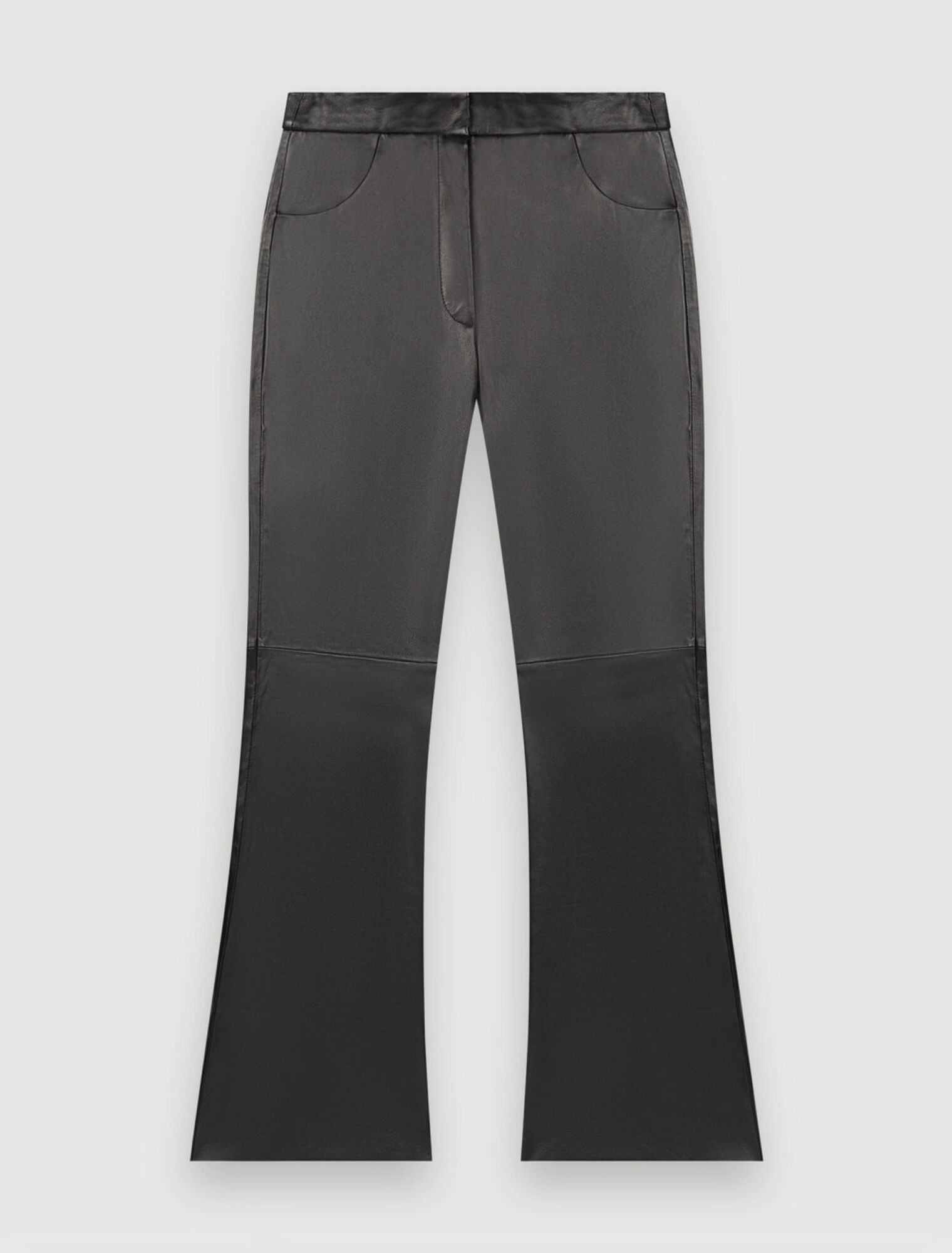 Pantalón de cuero negro