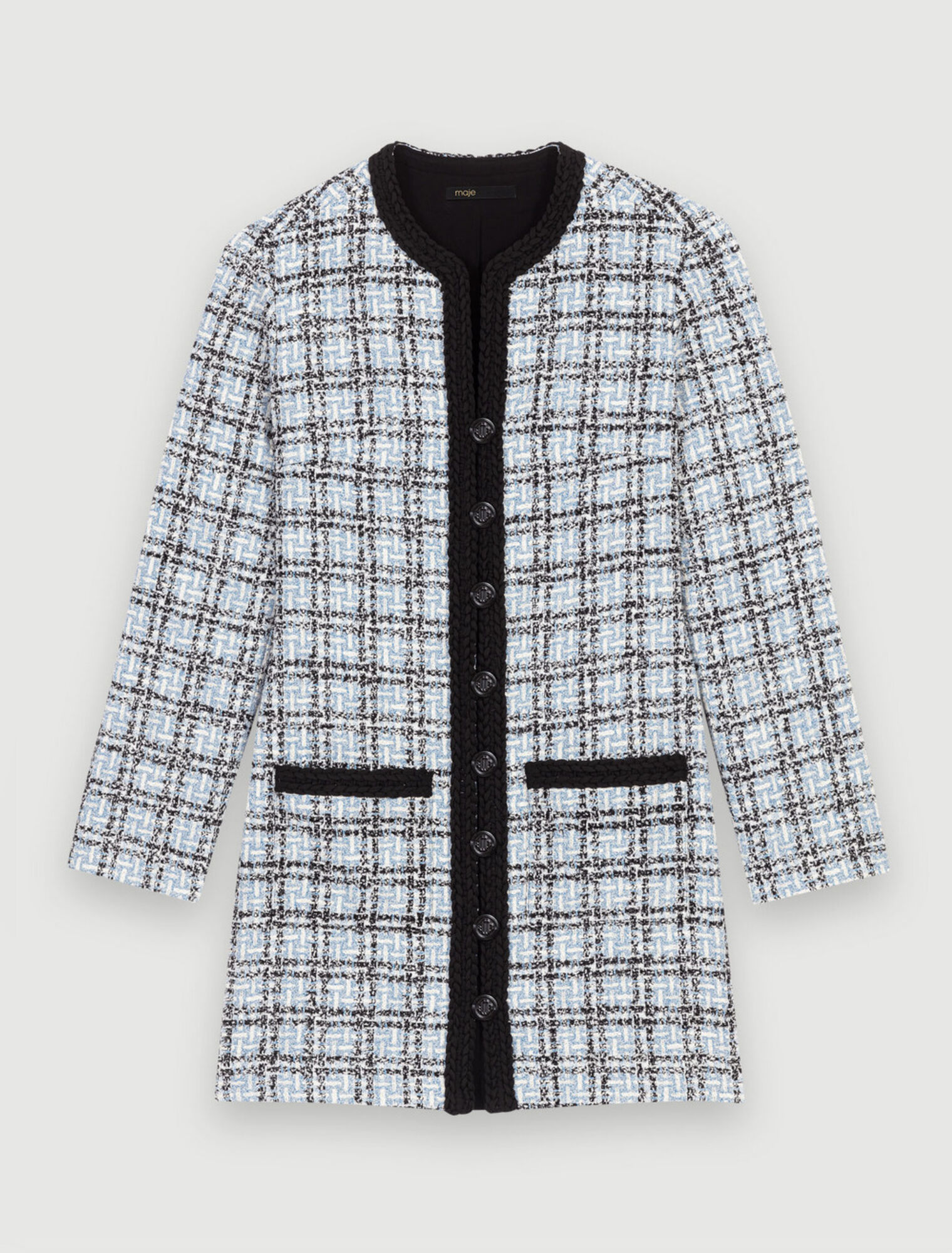 Vestido efecto tweed