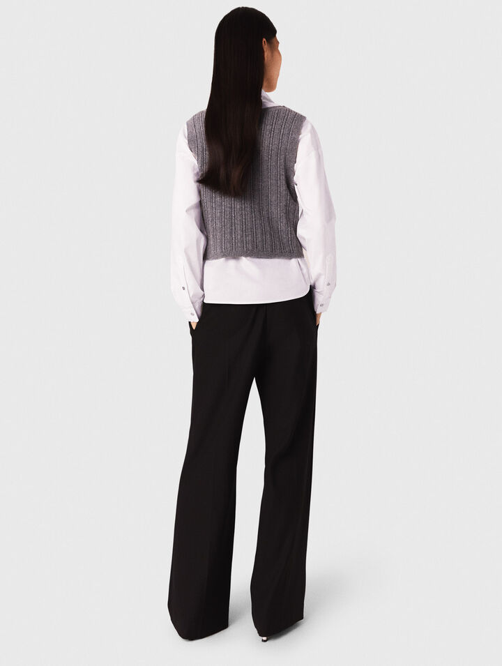 Pantalón de traje ancho