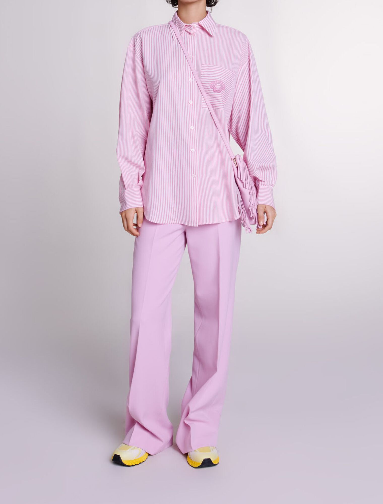 Pantalón de traje ancho