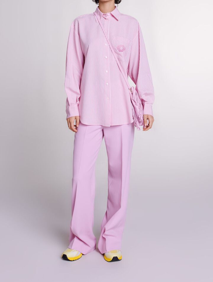 Pantalón de traje ancho