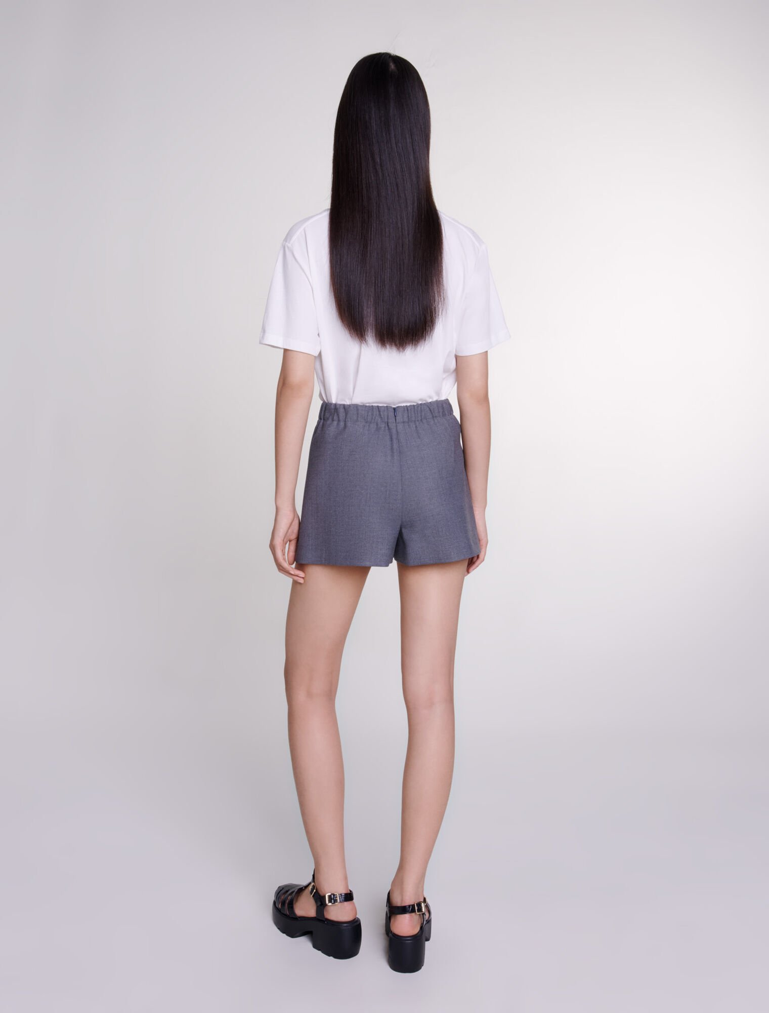 Falda pantalón asimétrica
