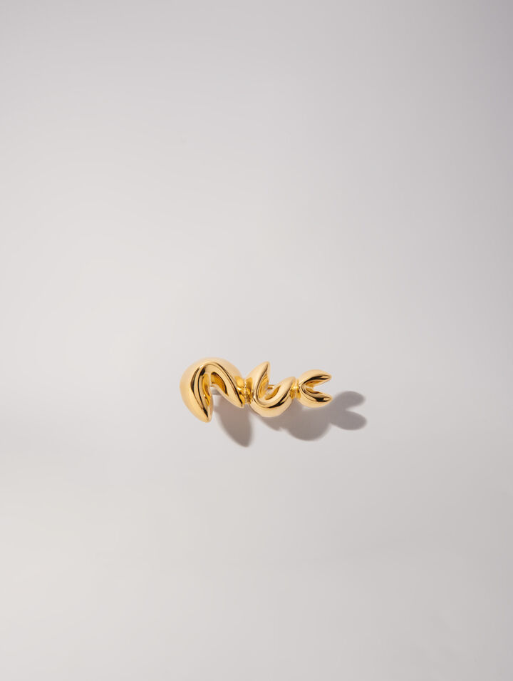 Anillo doble de galleta de la fortuna
