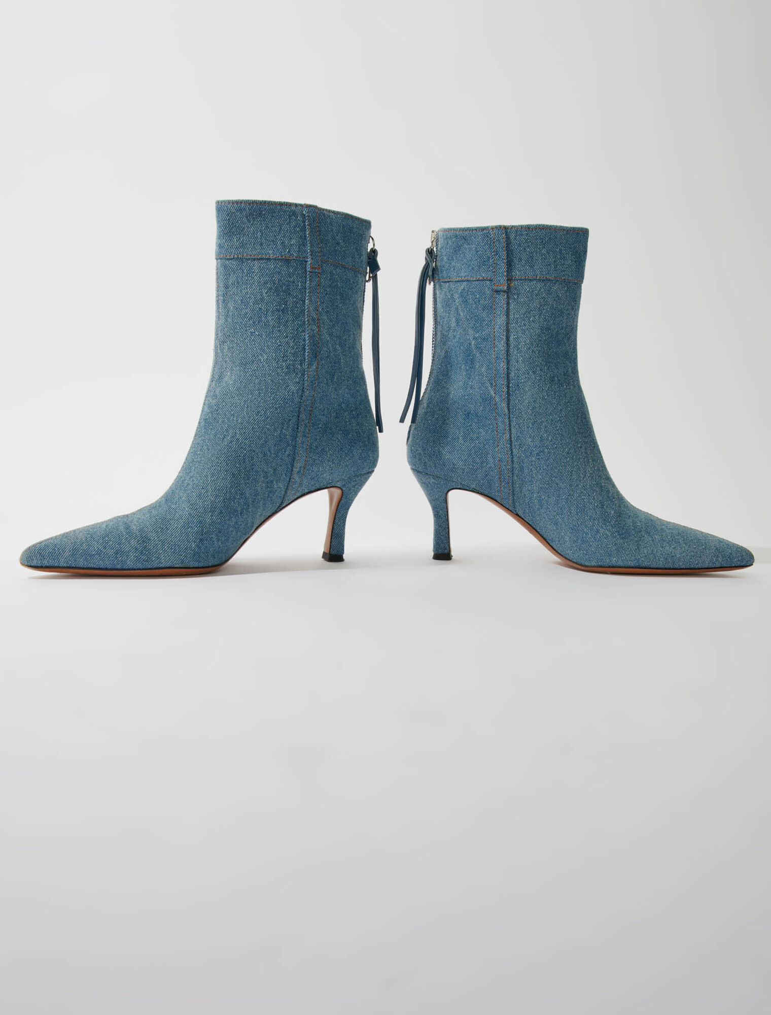 Botines vaqueros punta puntiaguda