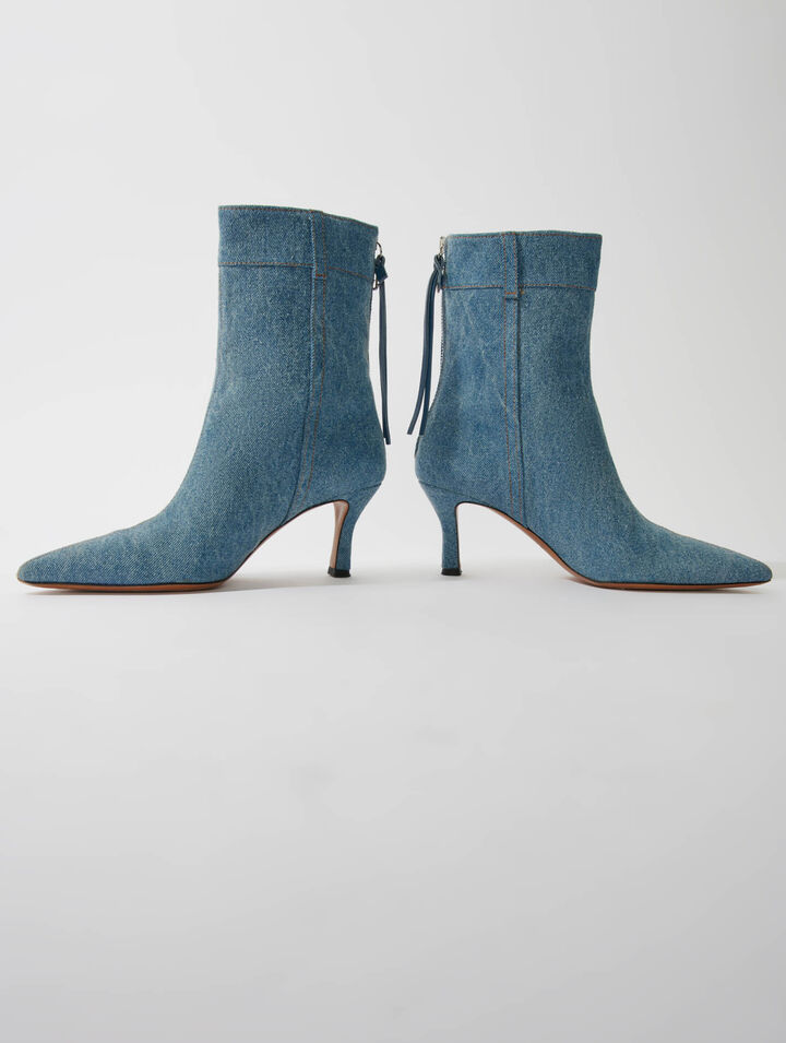 Botines vaqueros punta puntiaguda