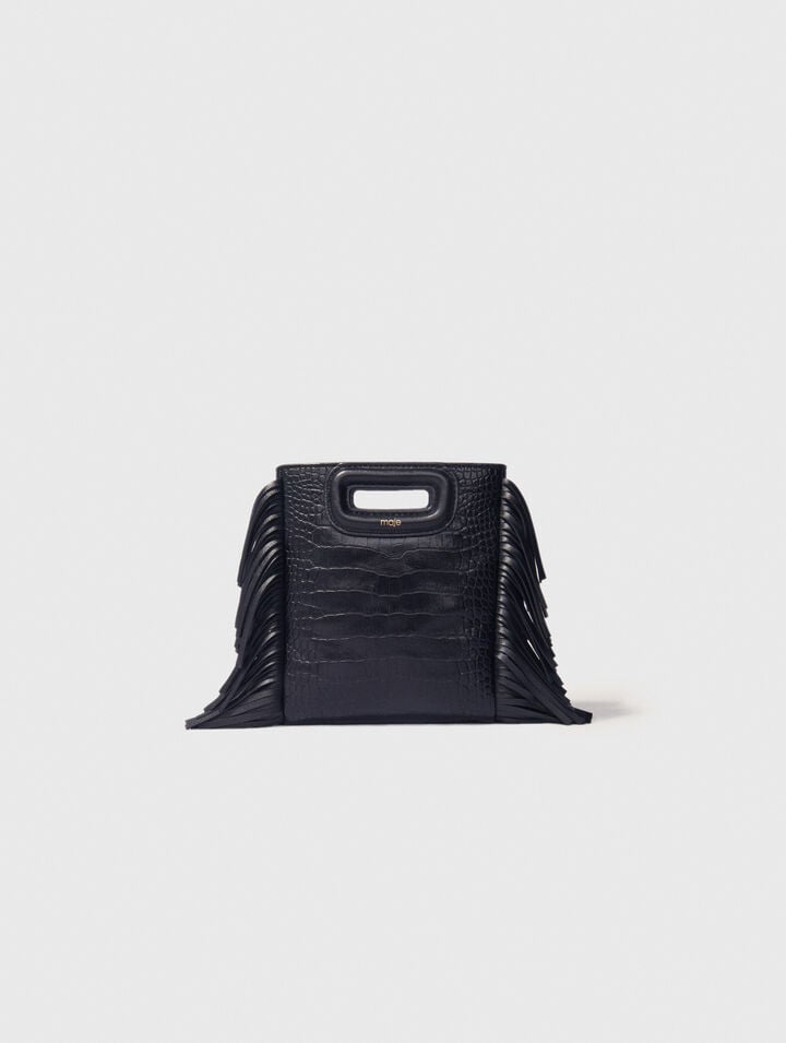 Bolso M Mini de piel de cocodrilo