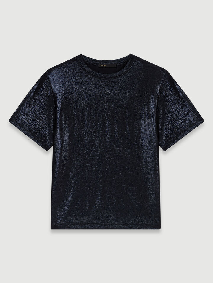 Camiseta de lamé