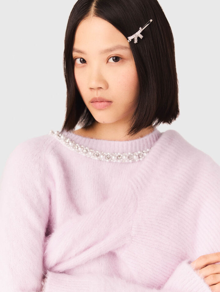 Pasador con lazo de estrás