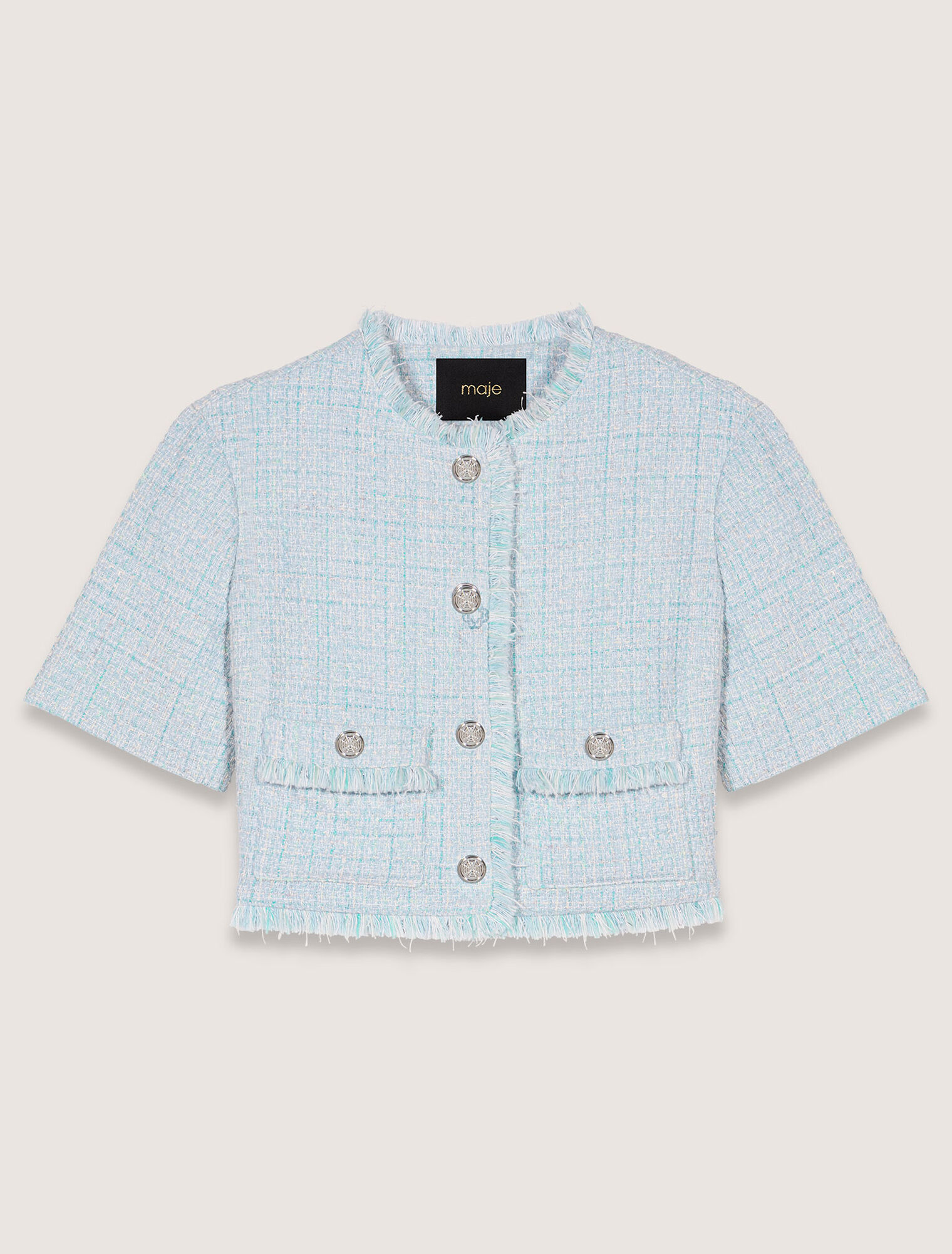 Chaqueta corta de tweed